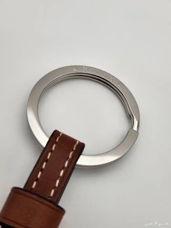 ميدالية مفاتيح رولكس جلد جديدة (Rolex Keychain) 2