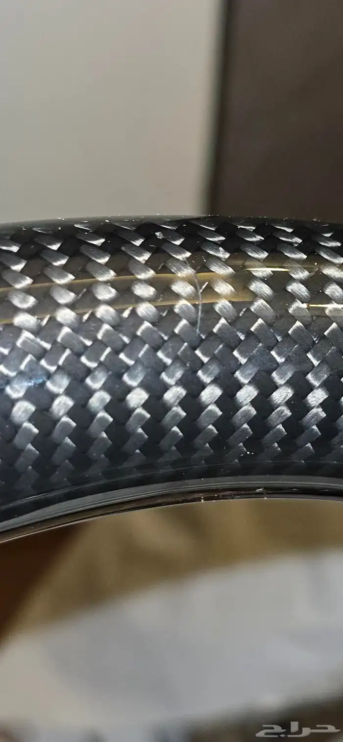 Ford Mustang steering wheel carbon fiber Alcantara edges 5