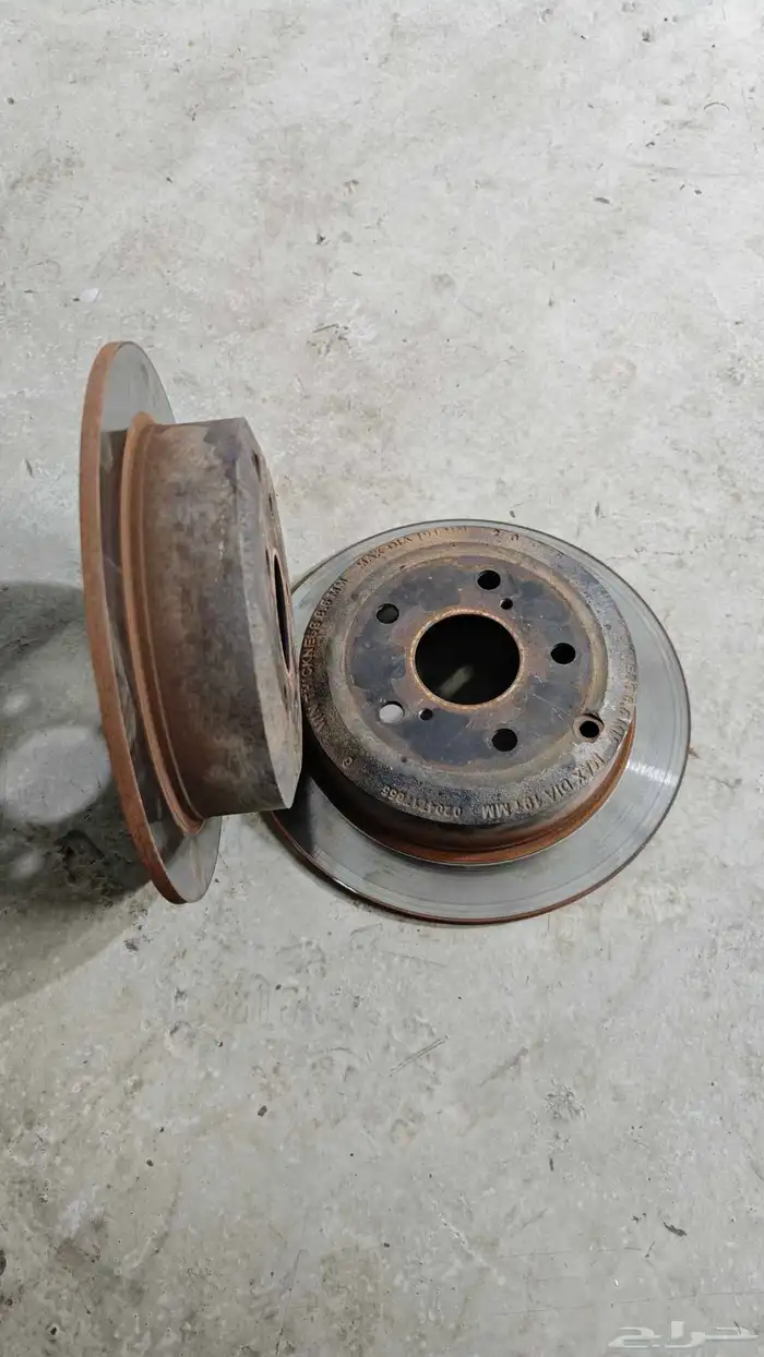 Camry 2017 front and rear brake discs set 3