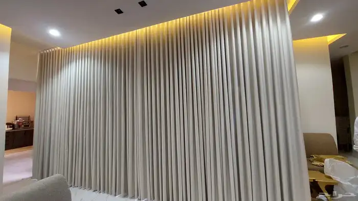 Curtain detailing upholstery of sofas majlis and curtain ins 8