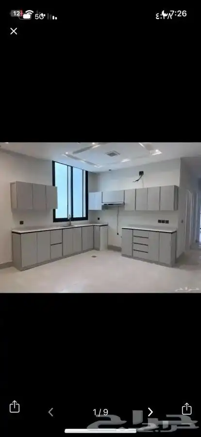 مطابخ جديده جاهزه ومعدله على حسب المساحه 1