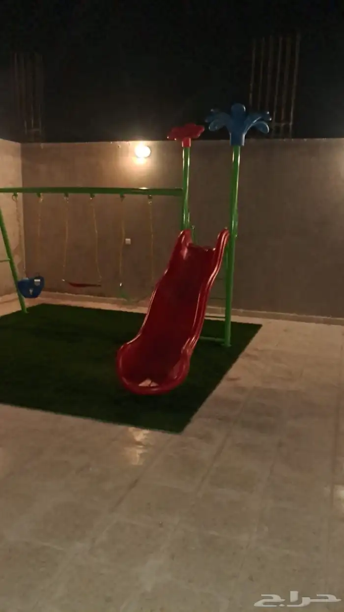 العاب العيد مراجيح وزحاليق مستوردة ضد الصدأ ارضيات ربر مطاطي 1