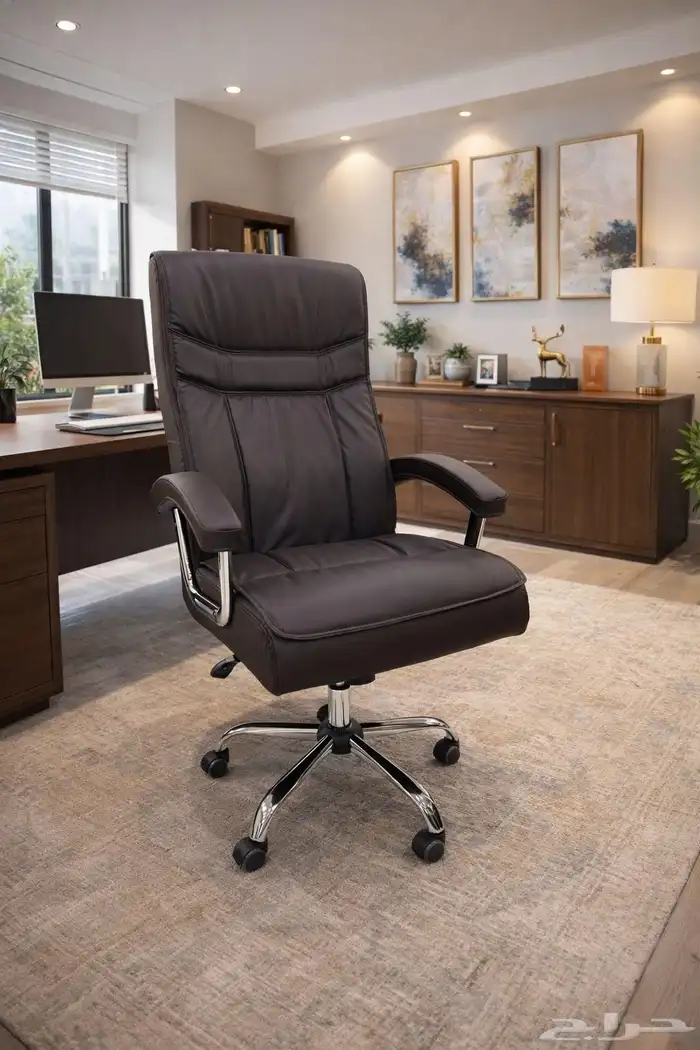 Angi Blue Leather Office Chairs  Various Styles 1