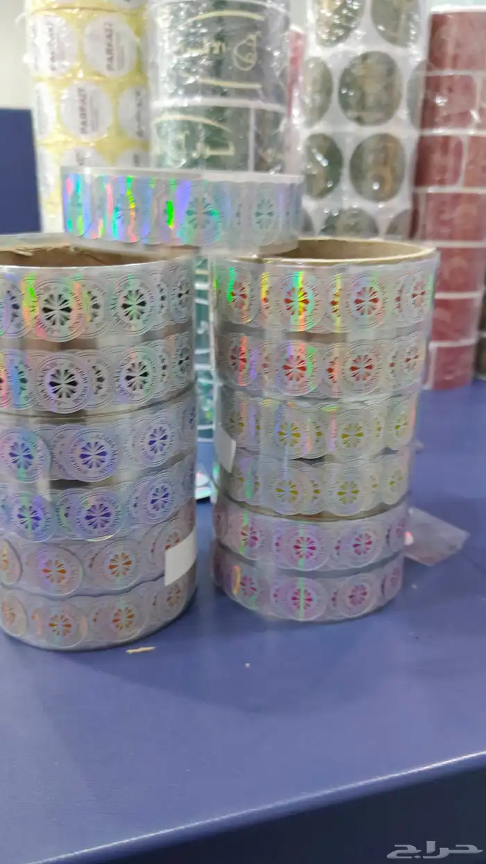 استيكر رول - مطبعة - كاش رول - دعاية واعلان - استيكر تقفيل 18