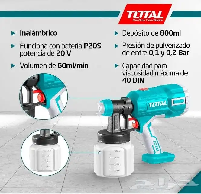 بخاخ رش الطلاء مسدس رش بويا 2