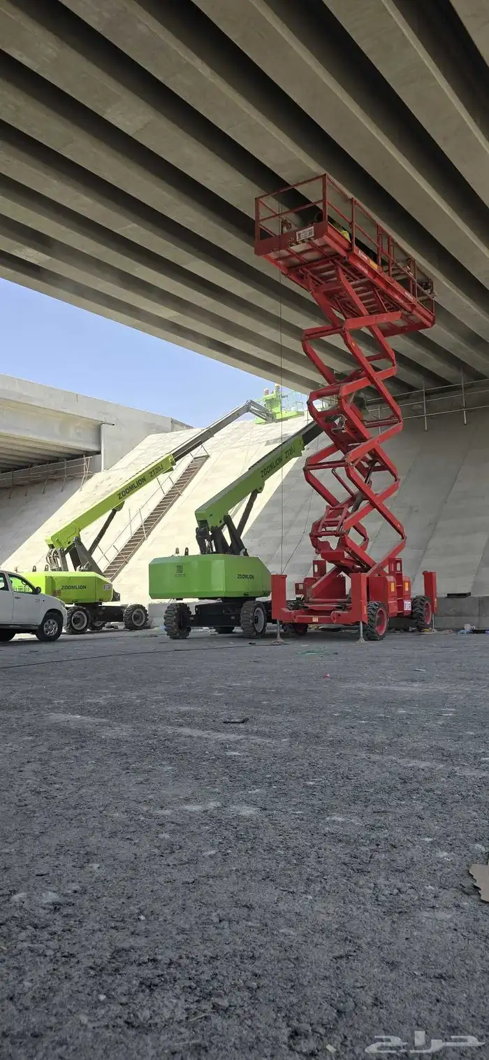 سيزر لفت مان لفت 16متر 18متر 20متر 22متر تلسكوبية للايجار جد 1