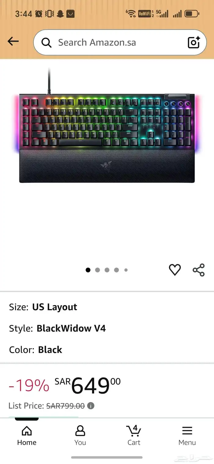 Razer blackwidow v4 7
