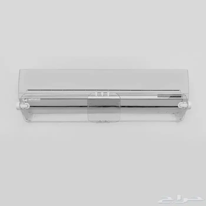 Split air conditioner baffle barrier reflector directed diff 8