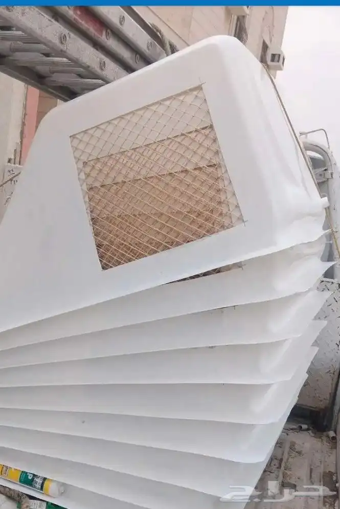 Fiberglass box outdoor air conditioner cover exhaust fan bat 3