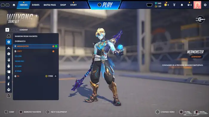 Overwatch with 340 mythic coins 12