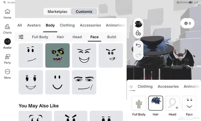 Roblox account full of items 5