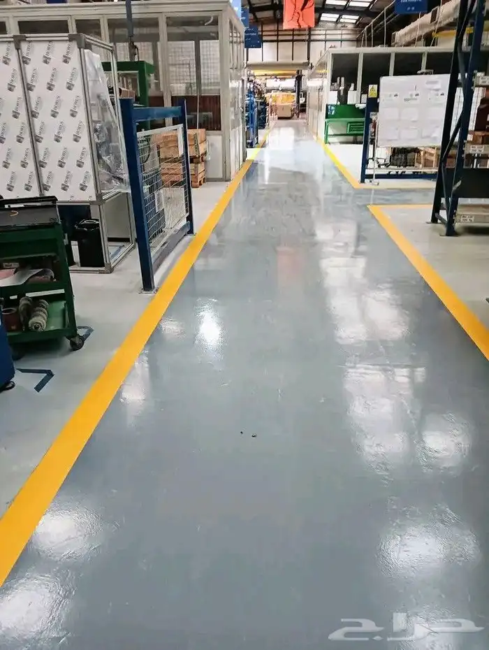صباغين أرضيات إيبوكسي للمعارض والمستودعات - الدمام وال 3