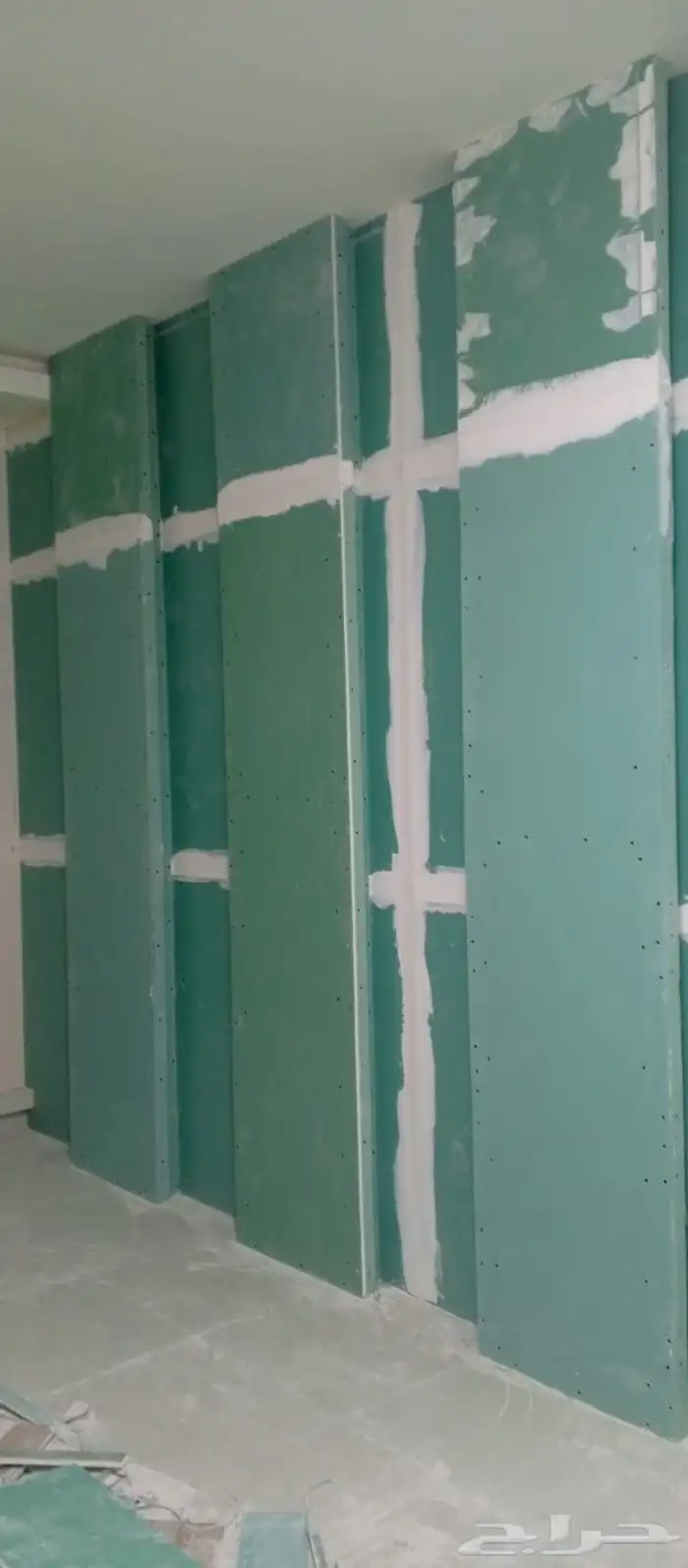 ديكور شاشه باركيه جبسيات شيبورد 6