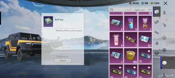 حساب ببجي للبيع 9