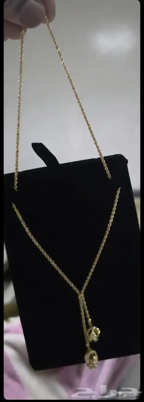 عقد ذهب جميل عيار 21 للبيع 1