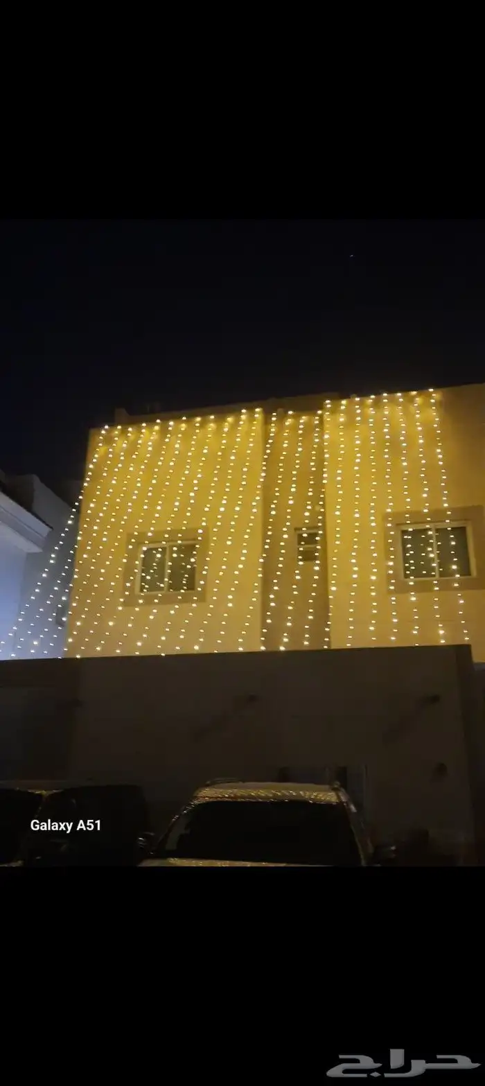 Kuwaiti decoration light installation for weddings 8