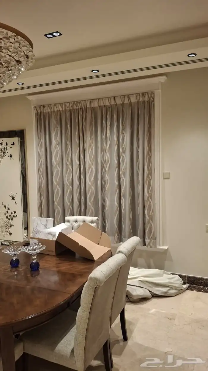 Wavy chiffon curtains for linen and blackout 60 meters 6