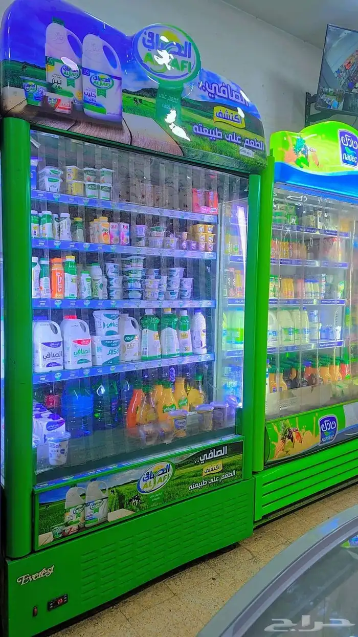 ثلاجة عرض خضار ومشروبات ثلاجة مكشوف 1