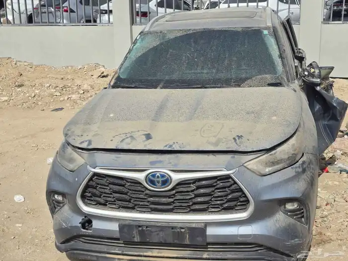 يوجد لدينا قطع غيار تايوتا هايلاندر2024 نص فل تشليح 2