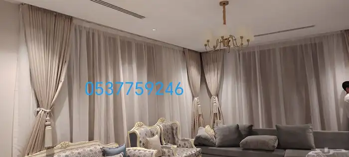 Wavy curtains hotel system at wholesale price 3
