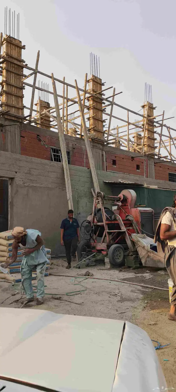 اسمنت خلاط يدوي صبا خرسانه 5