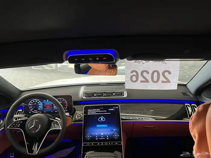 مرسيدس S450  موديل  2026  لون ابيض ومتاح اسود دخلي جملي 10
