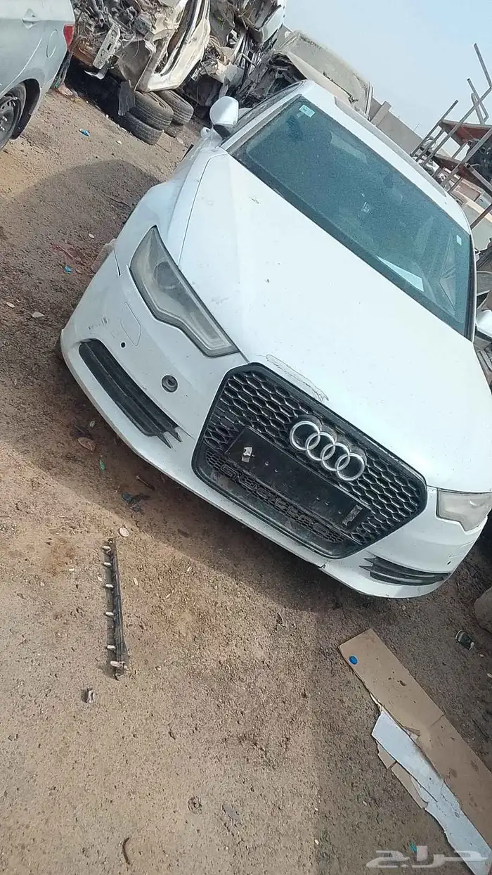 Audi A6 2014 model car spare parts South Jeddah scrapyard 4