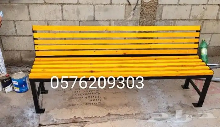 في كراسي صغير وسط كبير تفصيل جاهز كله في جلسه خشب حديد 7