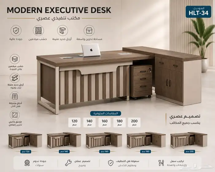 Executive Office Desk 1
