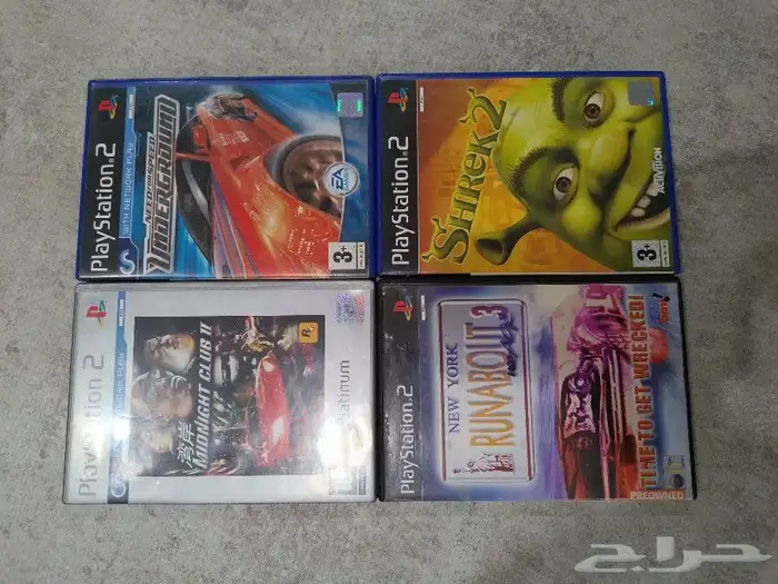 العاب بلايستيشن 2 اوروبيه اصليه و العاب Psp 2