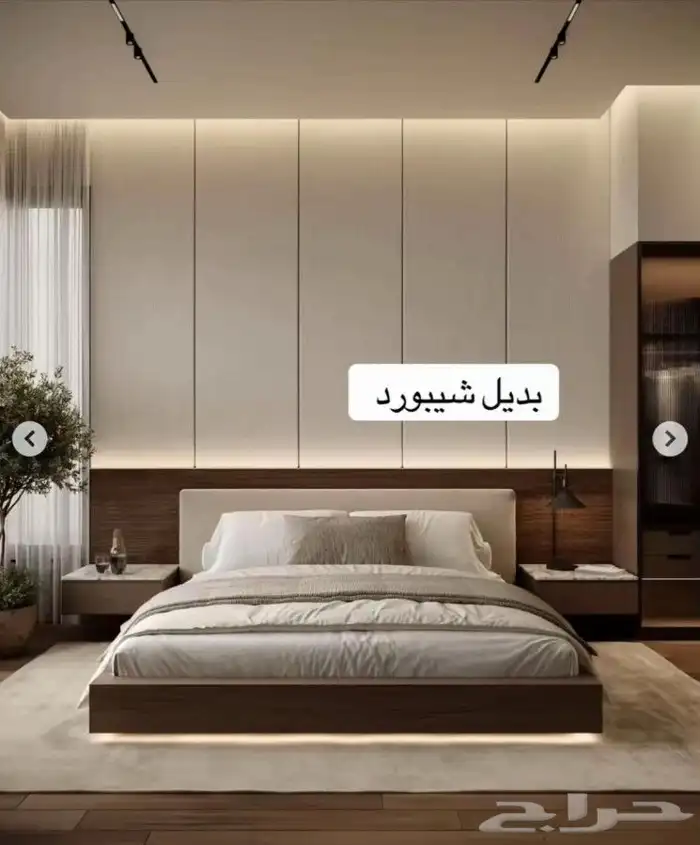Bed background decorations 8